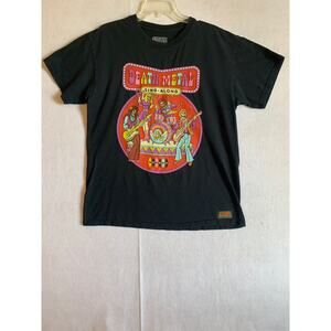 Steven Rhodes Death Metal T-Shirt Men's L Short Sleeve Sing Along Stereo Black